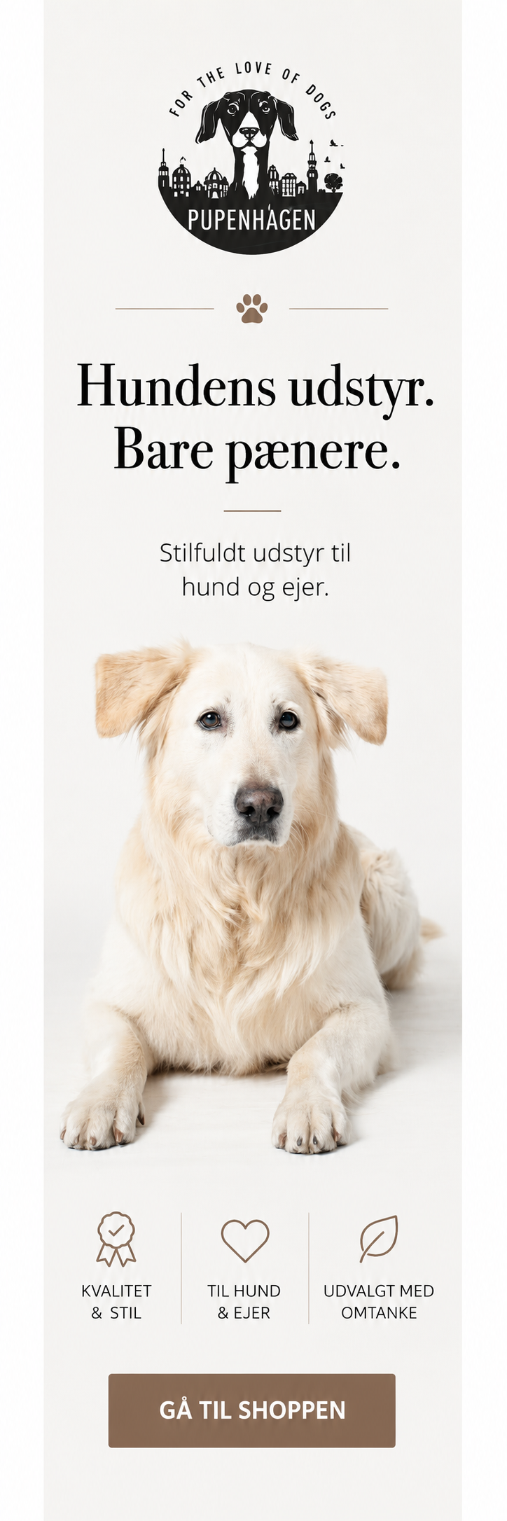 Pupenhagen – hundens udstyr, bare pænere